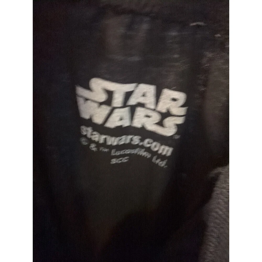 Star Wars The Force Awakens Mens Medium Cotton Blend Black Pocket Joggers gamers
